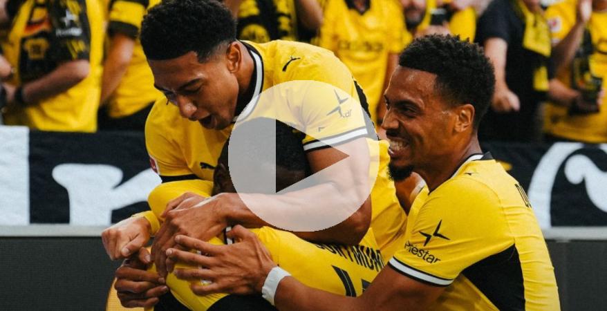 (VIDEO) Dortmund ganó en su estreno de la Bundesliga