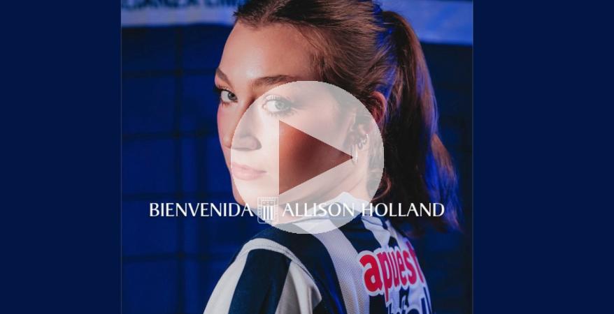 (VIDEO) OFICIAL: Estadounidense Holland defenderá la camiseta 'blanquiazul'