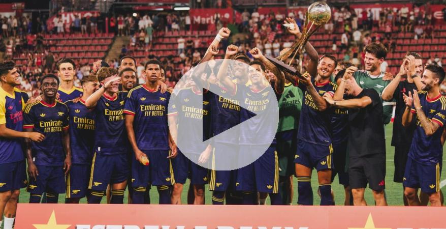 (VIDEO) ¡Arrancó con todo! Arsenal goleó en su primer duelo de pretemporada