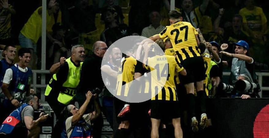 AEK de Grecia arrancó con triunfo: venció 1-0 a LASK en la Champions League