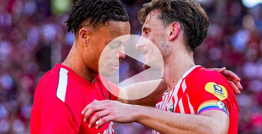 (VIDEO) Friburgo goleó y lidera la Bundesliga