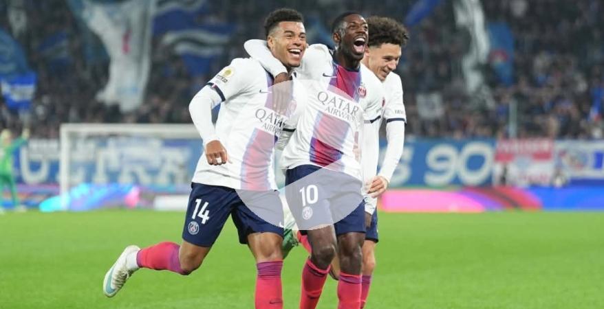 ¡Remontada parisina! PSG sufrió, reaccionó y terminó celebrando ante Estrasburgo