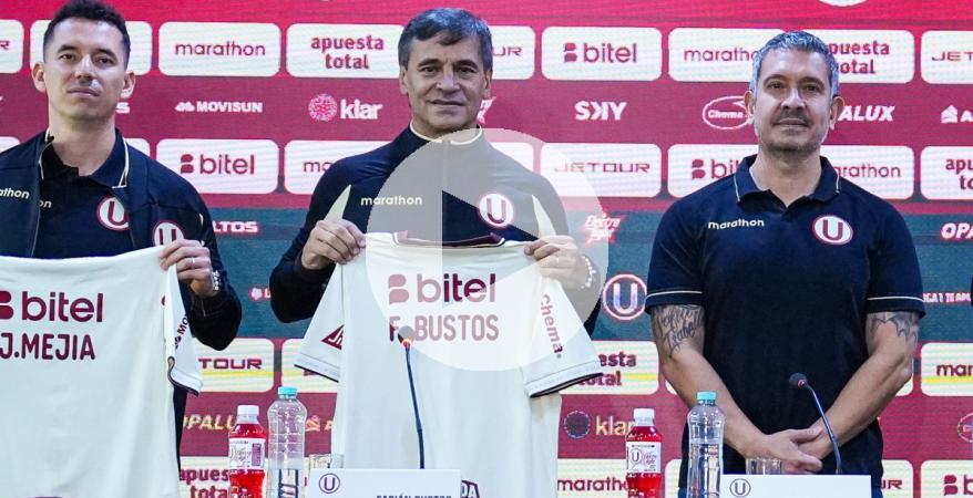(VIDEO) Bustos: "He ido a lugares buenos y populares pero la 'U' es el equipo que mejor nos ha tratado"