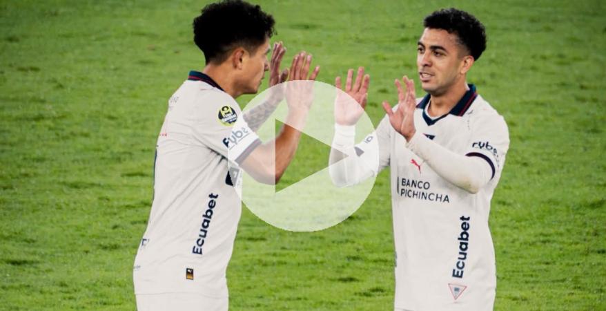 (VIDEO) Pretell anotó pero LDU cayó en el torneo ecuatoriano