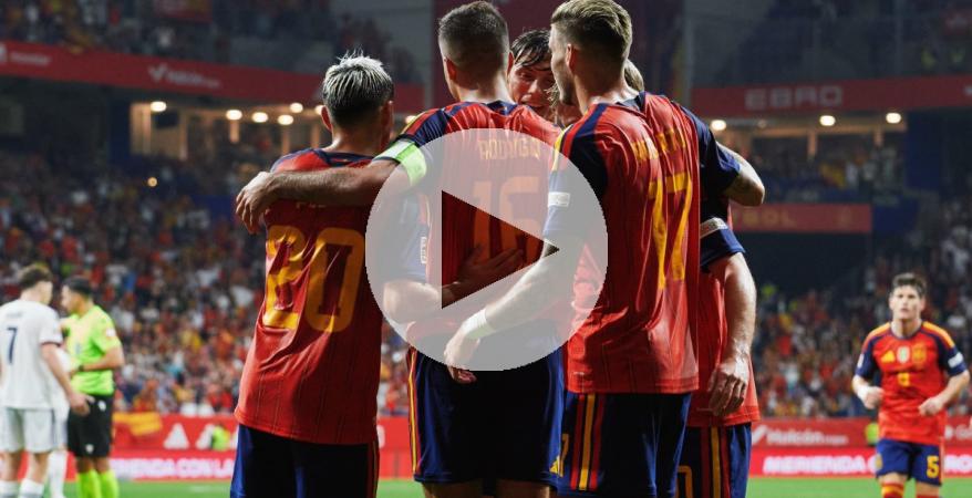 (VIDEO) España sigue con puntaje perfecto en la UEFA Nations League