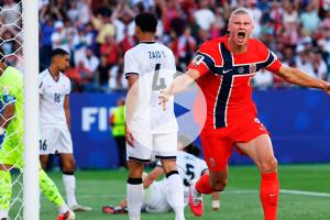 (VIDEO | FOTOS) Con doblete de Haaland, Noruega goleó 4-1 a Irak en el Mundial 2026