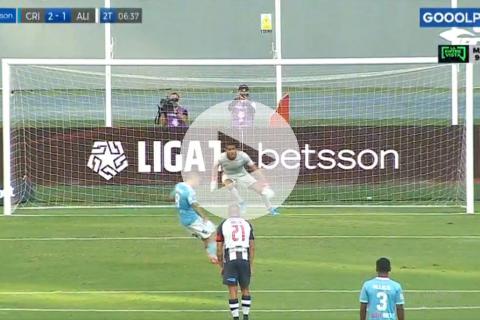 Mira el penal de Hohberg para el 2-1 de Sporting Cristal ante Alianza | VIDEO