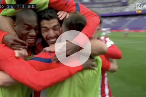 ¡Enorme, 'Pistolero'! Luis Suárez y la genial definición para el 2-1 que le da el título a los 'colchoneros' | VIDEO