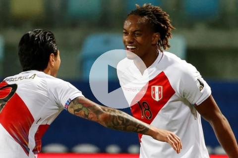 ¡Golazo, 'Culebra'! André Carrillo colocó el 1-0 en el Perú vs. Venezuela por Copa América | VIDEO
