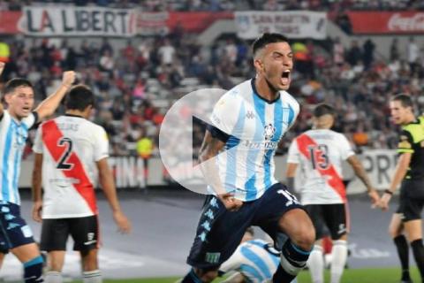 River Plate desperdició su ventaja y empató con Racing por la Copa de la Liga Profesional