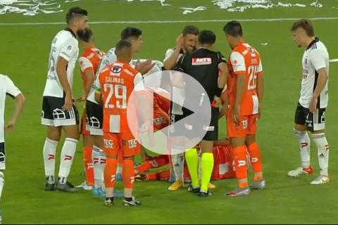 (VIDEO) Tras dura entrada, Costa fue expulsado ante Cobresal