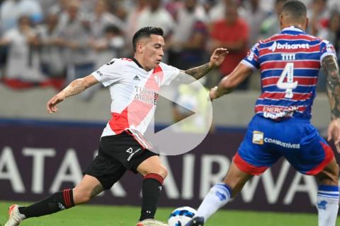 (VIDEO) River empató ante Fortaleza en Brasil y quedó a un paso de octavos