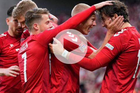Dinamarca venció a Austria en la UEFA Nations League