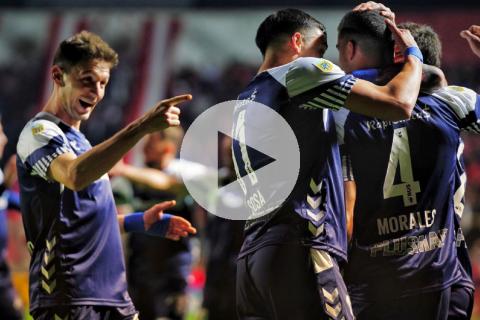 (VIDEO) Gimnasia ganó a domicilio y quedó a un punto de la cima