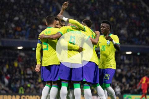 (VIDEO) Brasil goleó 3-0 a Ghana