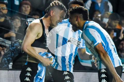 (VIDEO) Épica remontada: Racing derrotó 4-3 a Rosario Central