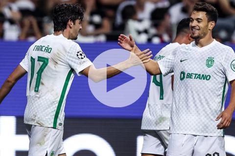 (VIDEO) Sporting de Lisboa goleó de visita al Frankfurt