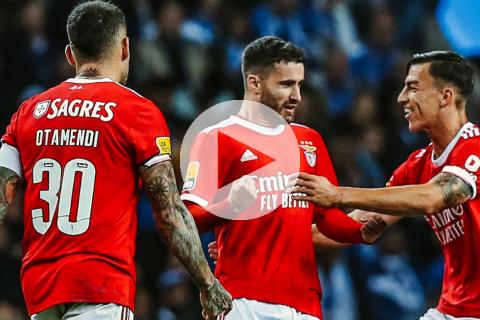 (VIDEO) Benfica se quedó con el clásico portugués y se afianzó en la cima