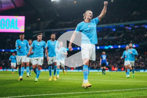 (VIDEO) Con doblete de Haaland, City goleó al Copenhague