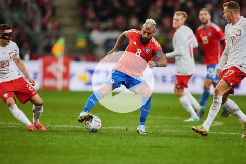 (VIDEO) Chile cayó por la mínima ante la mundialista Polonia