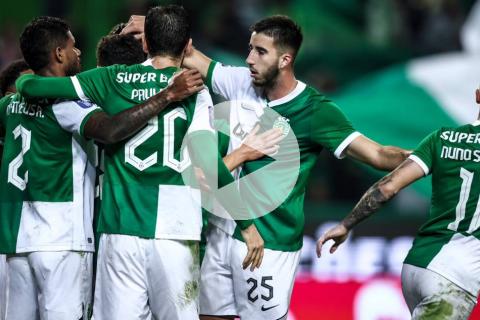(VIDEO) Sporting de Lisboa goleó y va rumbo al tricampeonato en la Copa de la Liga