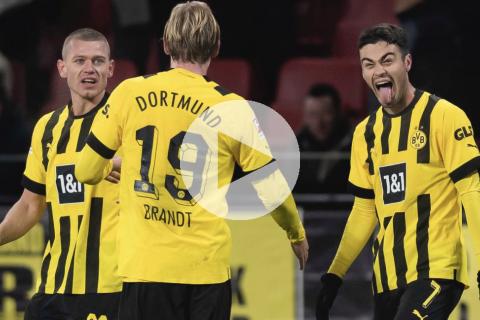 (VIDEO) Dortmund derrotó de forma agónica al Mainz