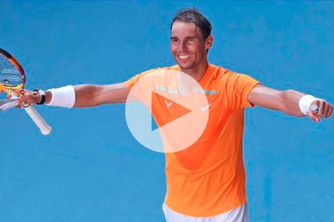 (VIDEO) Nadal debutó con triunfo en el Abierto de Australia