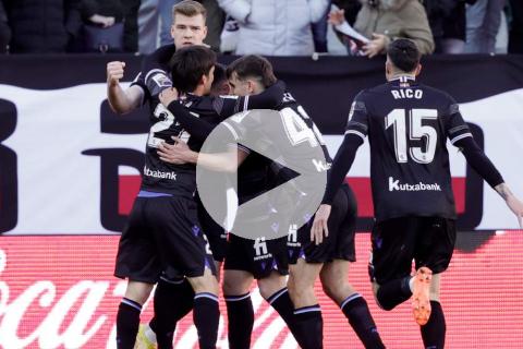 (VIDEO) Real Sociedad ganó y quedó a tres de la cima en España