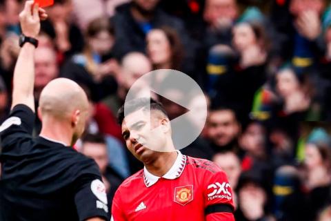 (VIDEO) Casemiro estará de baja cuatro partidos en Manchester United