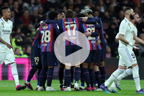 🔴EN VIVO|  Barcelona supera por 1-0 a Real Madrid por La Copa del Rey