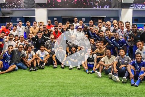 (VIDEO) Emelec derrotó de forma agónica al Deportivo Cuencia y avanzó en la Sudamericana