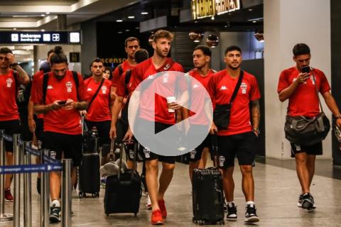 (VIDEO) Plantel de Huracán ya se encuentra en Perú