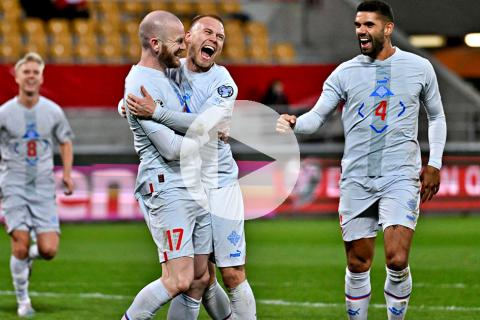 (VIDEO) Islandia aplastó 7-0 a Liechtenstein por el Clasificatorio a la Eurocopa