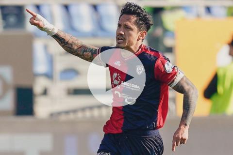 Lapadula anotó en empate del Cagliari