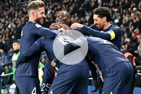 (VIDEO) PSG se afianzó en la cima de Francia y quedó enfocado en Bayern