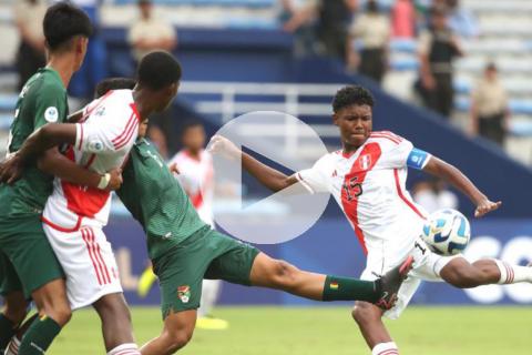 (VIDEO) Perú cayó ante Bolivia en su debut en el Sudamericano Sub 17