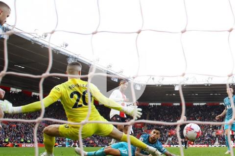 (VIDEO) Southampton rescató un punto ante Tottenham