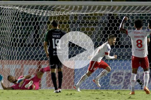 ¡Tremenda paliza! Bragantino goleó 5-0 a Oriente Petrolero por Copa Sudamericana