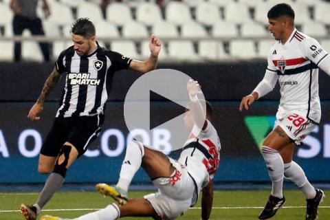 (VIDEO) Ojo, Vallejo: Botafogo venció a Sao Paulo en su debut en el Brasileirao
