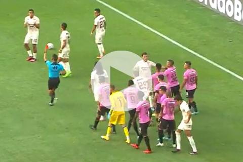 ¡Otra vez a las duchas! Valera fue expulsado ante Boys