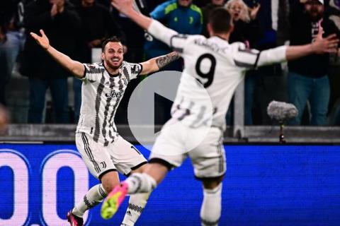 (VIDEO) Juventus pegó primero ante Sporting Lisboa en cuartos de la Europa League