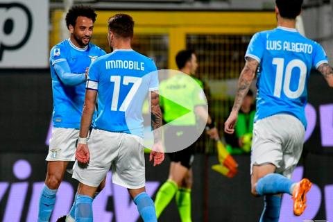 (VIDEO) Lazio goleó a domicilio y se afianzó en zona de Champions