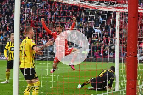 (VIDEO) Bayern venció al Dortmund y lo desplazó de la cima en Alemania