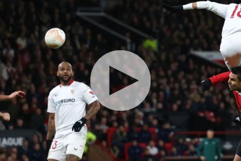 Manchester United igualó 2-2 con Sevilla por la ida de la Europa League