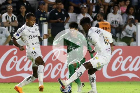 (VIDEO) Con Neymar en la tribuna: Santos no pudo en casa ante Audax Italiano