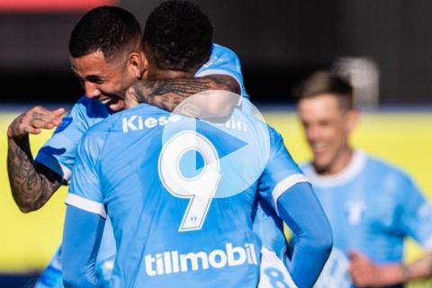 (VIDEO) Malmo ganó a domicilio y lidera el fútbol sueco