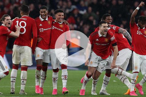 (VIDEO) Manchester United jugará la final de la FA Cup contra el Manchester City