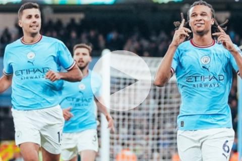 (VIDEO) Manchester City goleó y escaló a la cima de la Premier League