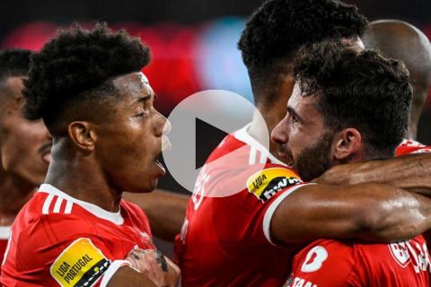 (VIDEO) Benfica venció al Braga y quedó encaminado al título