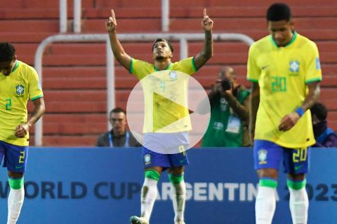 (VIDEO) Brasil recuperó el paso en el Mundial Sub 20 y goleó a República Dominicana